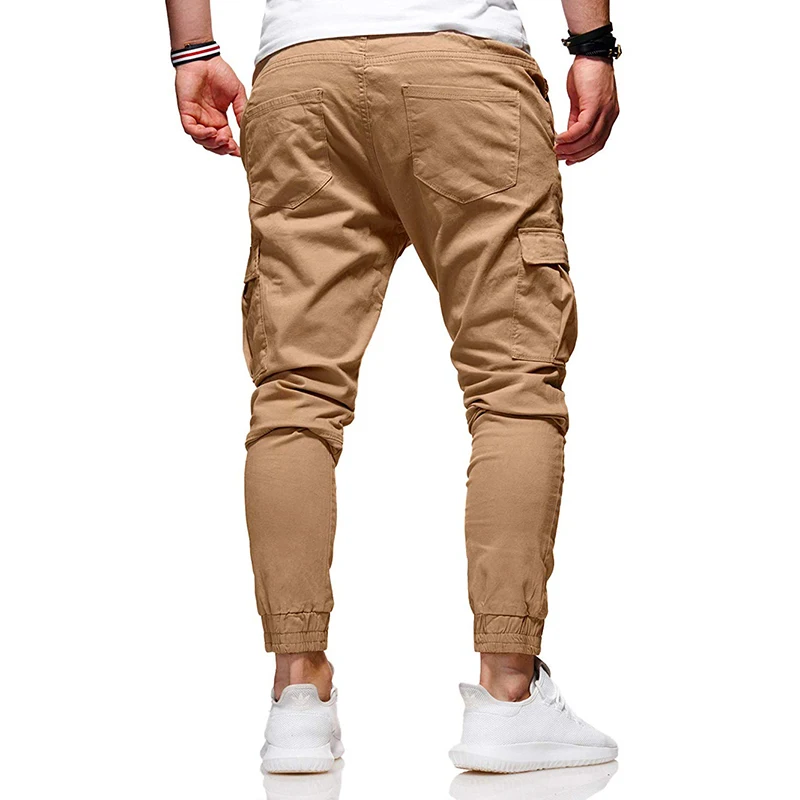 

Mens Pants Autumn Casual Pants Trousers Skinny Jogger Cargo Pants Fashion Sweatpants Hip Hop Streetwear Pockets Pants For Man