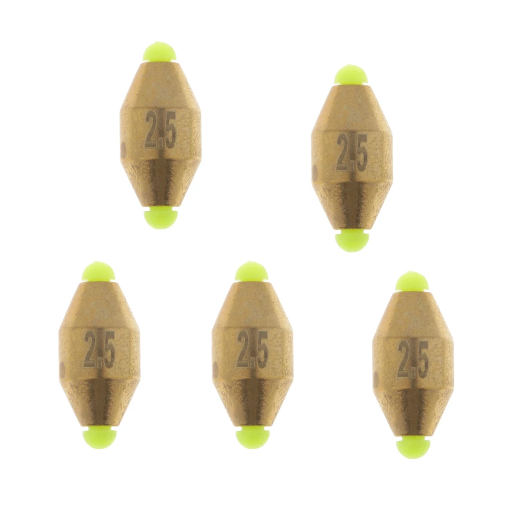 5 шт. латунный вес грузила для ловли окуня щуки|Рыболовные снасти| |