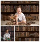 Фон для фотосъемки с изображением старой книжная полка ребенок мальчиков 1st, хороший подарок на день рождения фон для фотосъемки с изображением фотодекорации павильона для портретов реквизит для фотосессии