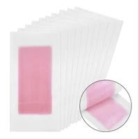 10 pcssheets red color hair removal paper wax strips double side wax paper for face legs body bikini care free shipping