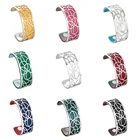 Кремо Роскошные Love высшей пробы Бабочка Браслеты для женщин из нержавеющей стали, браслет манжетой Сменные кожаный Серебряный браслет-напульсник, высочайшего качества, Рождество