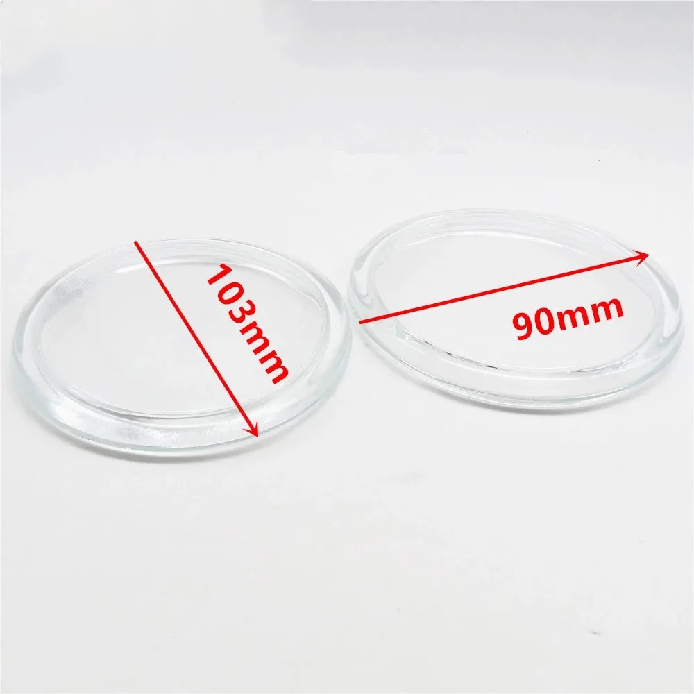 Овальный 90X103mm Противотуманные огни света закаленное Стекло Анти-туман для Nissan