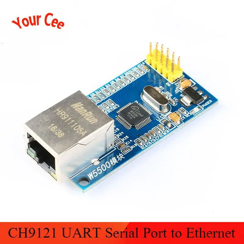 Последовательный порт CH9121 UART для сетевого модуля Ethernet модуль передачи TTL