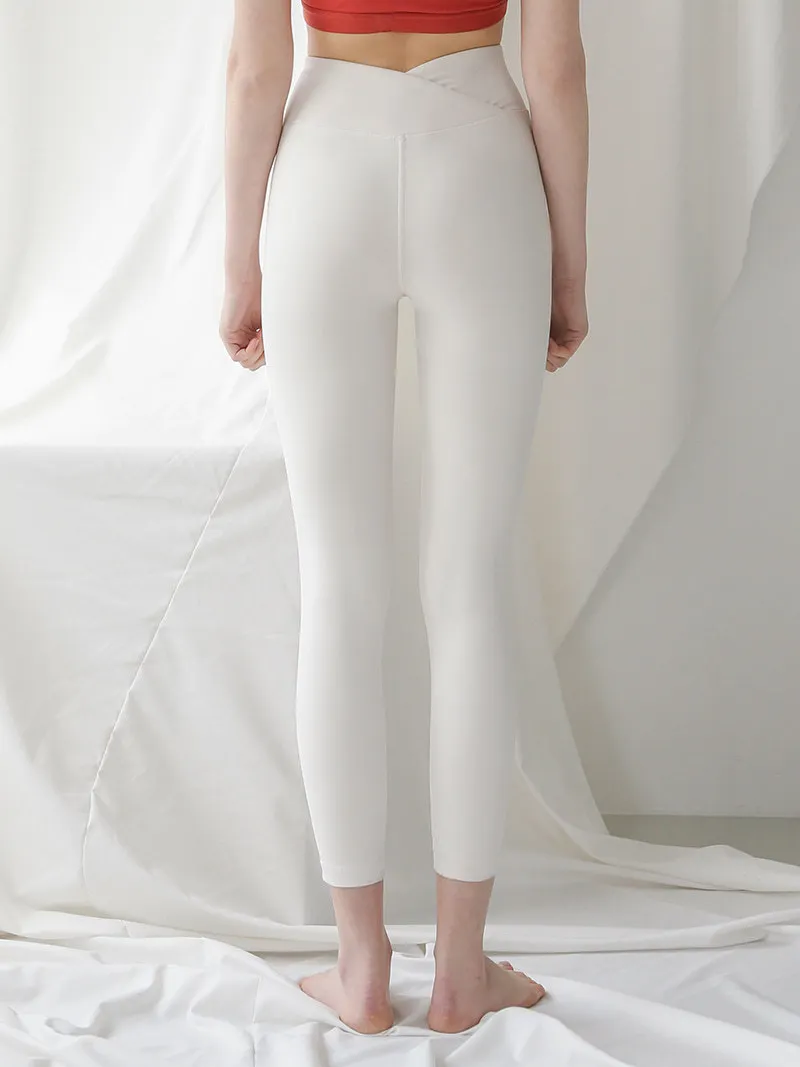 Hip-lifting Fitness Pants Women's Tight-fitting High-waist Yoga Pants Summer Outer Wear Quick-drying Sports Leggings