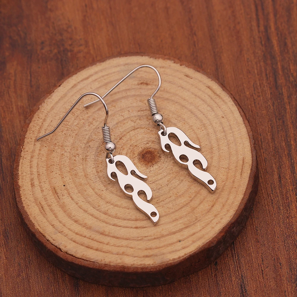 Ювелирные изделия Харадзюку ожерелье Пламя уличная аксессуары колье Рок цепь