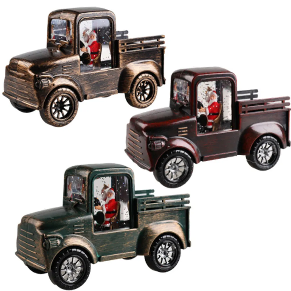 

Christmas Retro Car Night Light LED Table Decoration Lighting Home Table Bedroom Christmas Festive Party Decorations