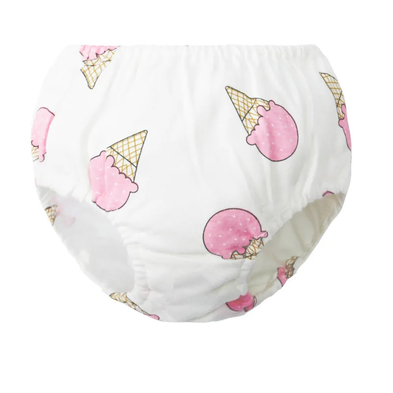 Нижнее белье для маленьких девочек Трусики с рисунком хлеба мальчиков От 0 до 7