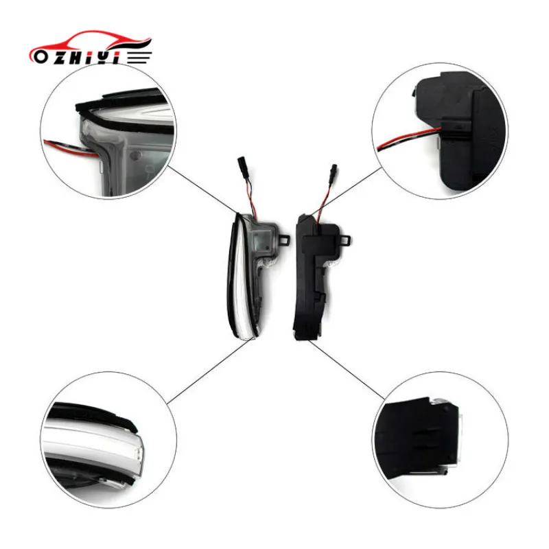 

Car signal light is suitable for ALPHARD reversing mirror mirror rearview mirror modification water lamp turn signal 12V