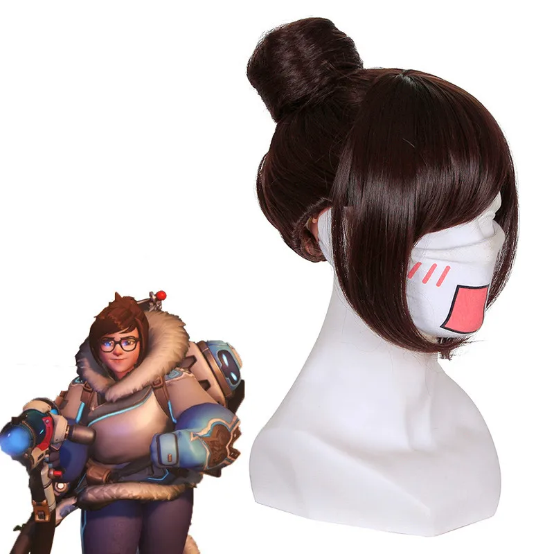 Короткие термостойкие синтетические волосы Game OW аксессуары для косплея реквизит