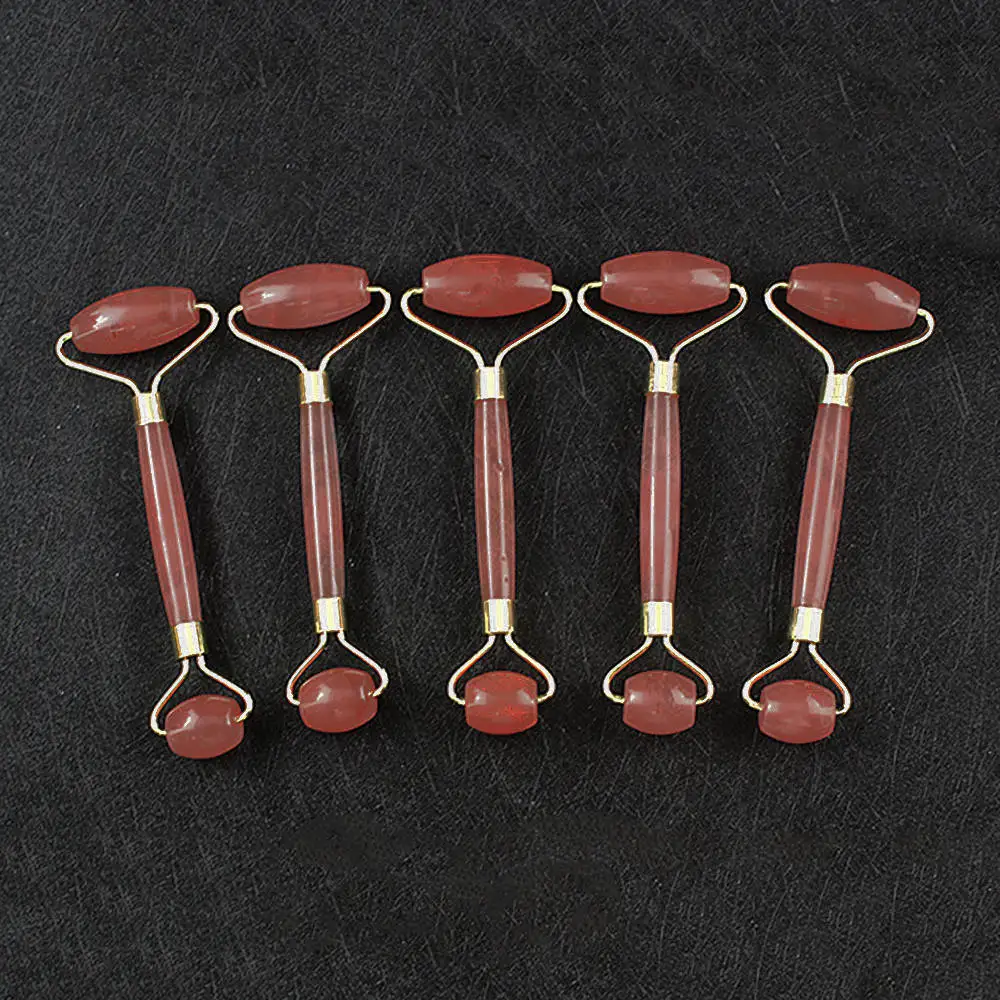 

Colorful Jade Stone Natural Facial Massage Roller Quartz Roller Slimming Face Massager Skin Massage Beauty Care Lifting Tool