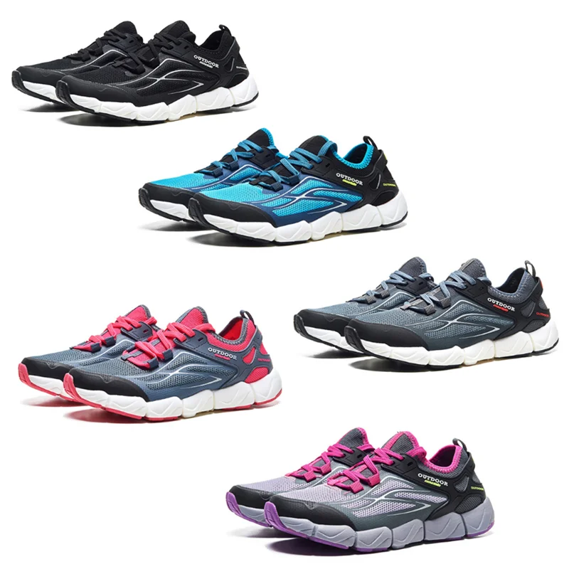 Мужская и женская спортивная обувь Легкие кроссовки для улицы Сетчатые дышащие