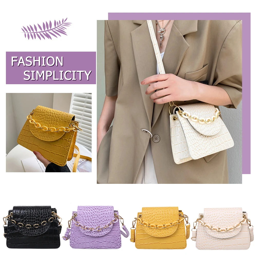 

В стиле ретро; Новинка Дамские туфли из PU искусственной кожи с узором «крокодиловая кожа Сумка через плечо сумка-клатч Повседневная Женская...