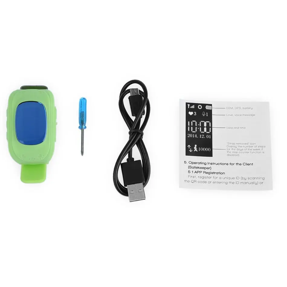 Смарт-часы Q50 с GPS Детские Безопасные часы SOS звонки локатор трекер для детей