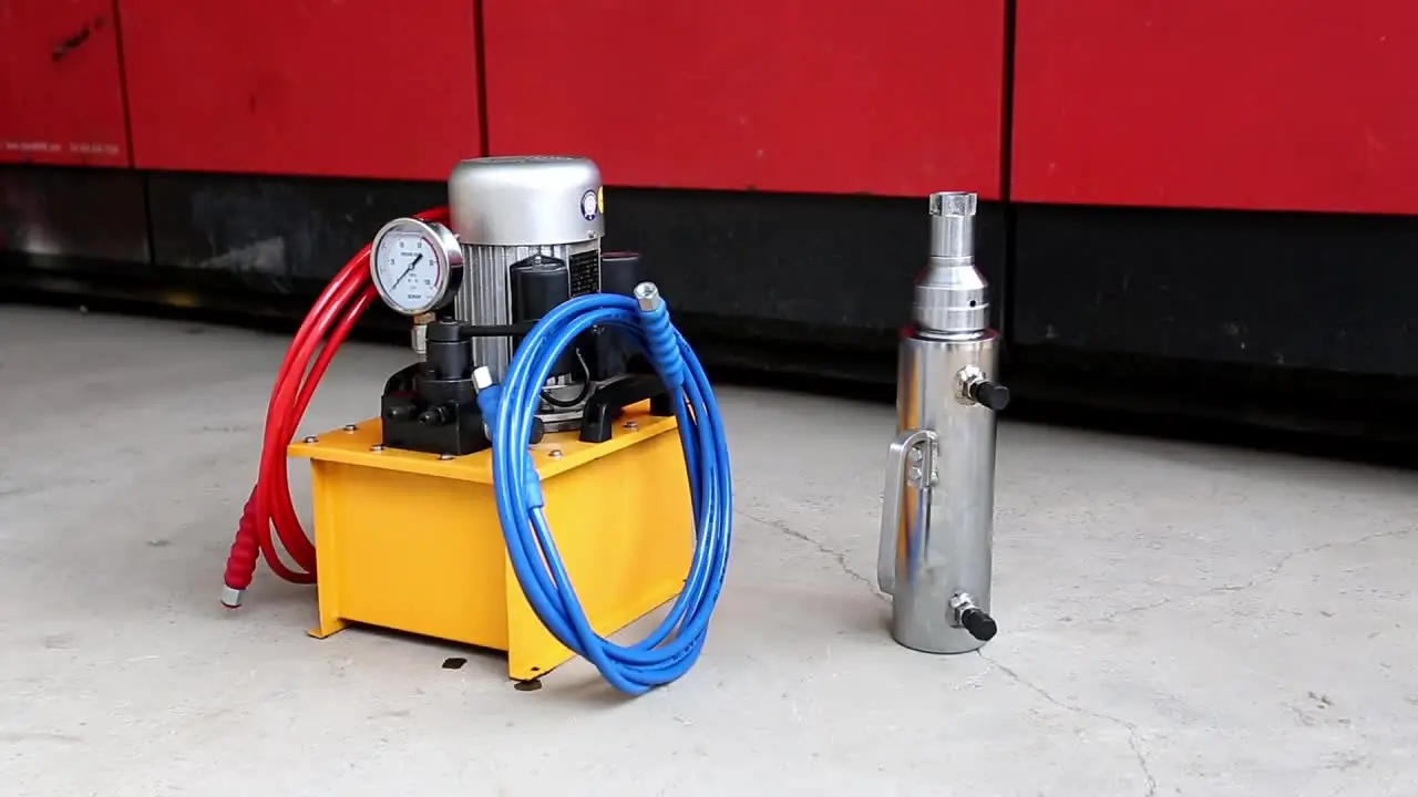 

High efficiency power pack 700 bar hydraulic pump double acting hydraulic power unit