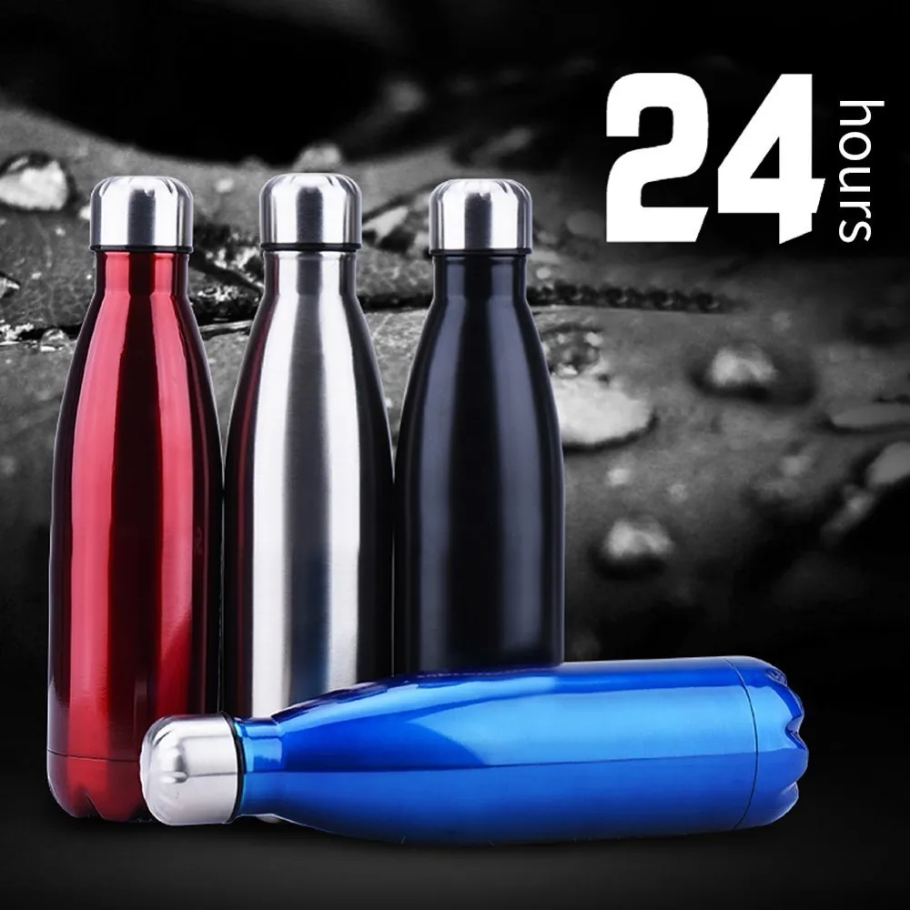 

Vacuum Cup 350/500/750/1000ml Double-wall Creative Water Bottle Stainless Steel Beer Tea Coffee Portable Sport Vacuum