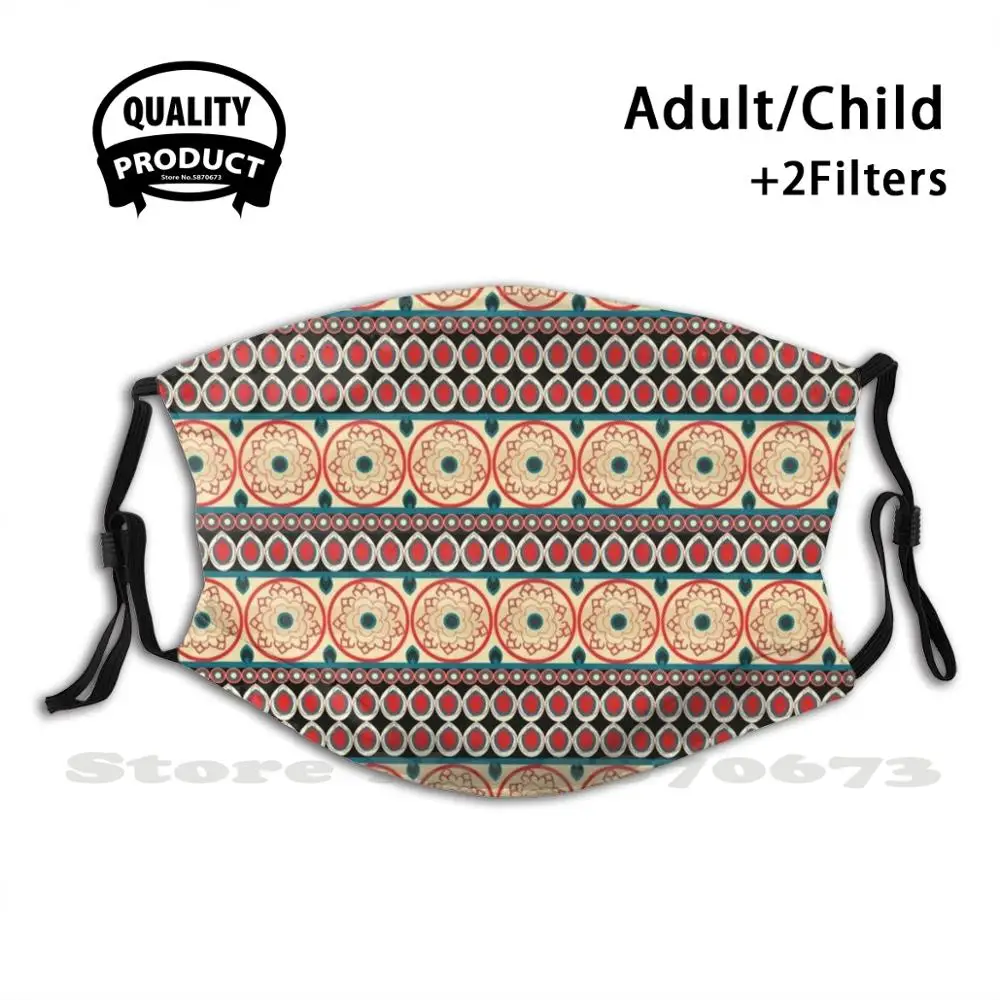 

Batik Pattern Fashion Protective Masks Batik Pattern Blue Tie Dye Abstract Bohemian Geometric Love Batik Pattern Boho Color Dye