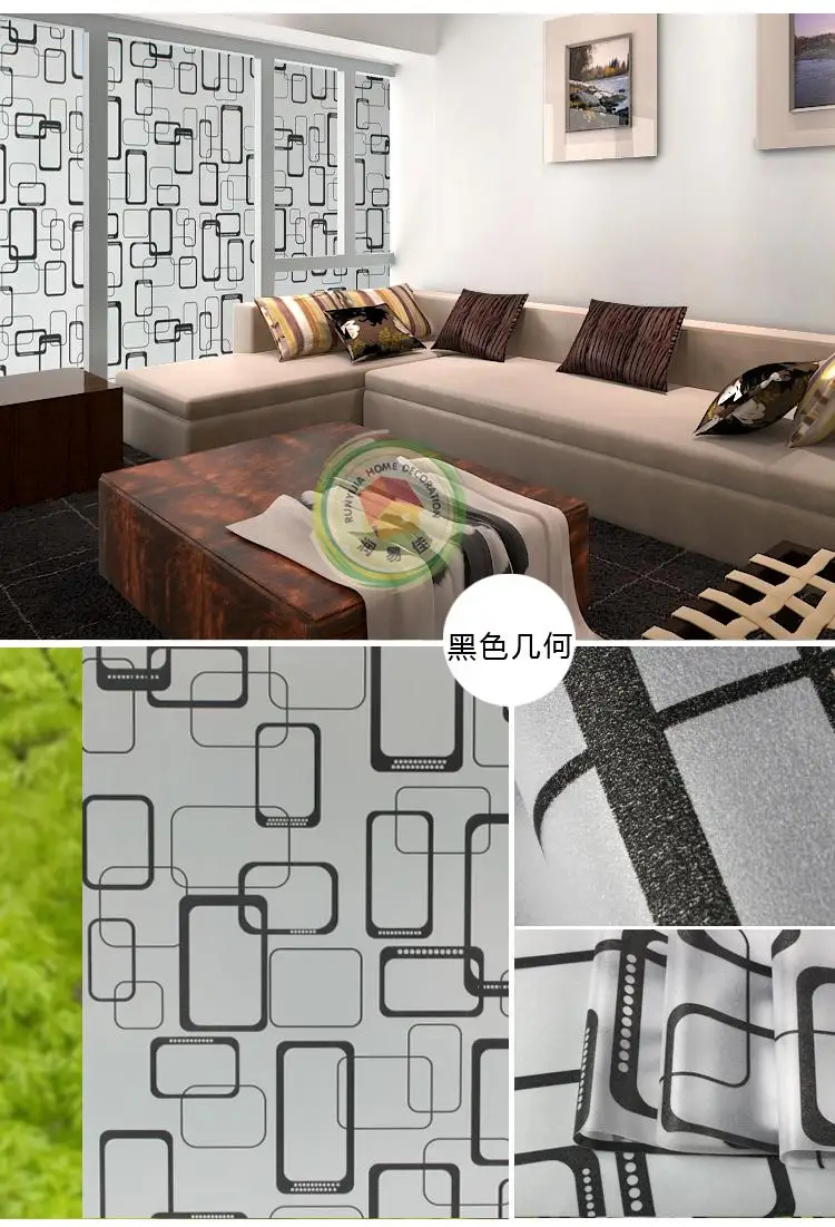 Новинка 2020 г. декоративная пэт пленка на окна белого и черного цветов с