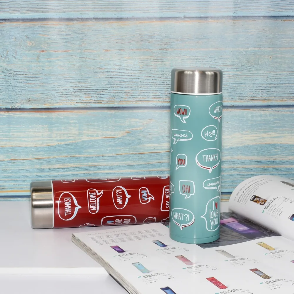 300 мл Вакуумная бутылка FISSMAN с двойными стенками термос из нержавеющей стали для