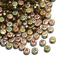 Бусины с различными буквами и алфавитом, 7 мм