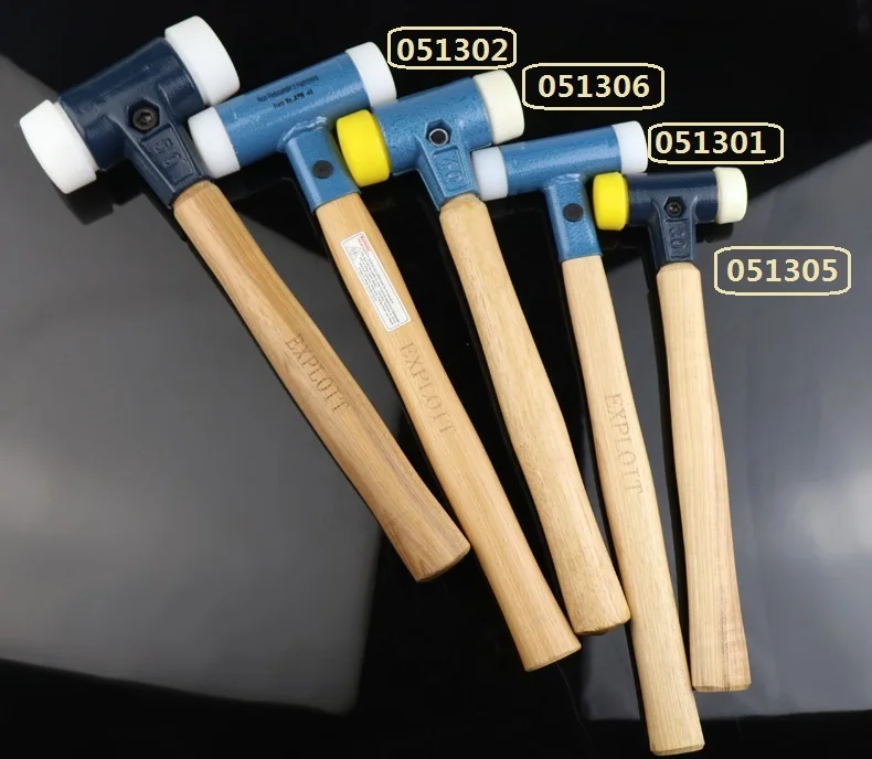 

295mm Dismountable Cross-peen Hammer Safety Hammer Rubber Head Wood handle For Woodworking Metalworking Hand Tools