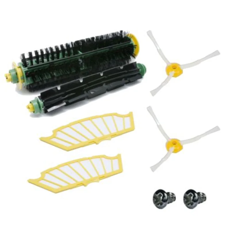 

Side Brush Filter Extractor Brush Set For Irobot Roomba 500 505 510 Accessory C