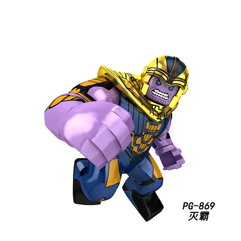 

Vengeance League of Legends Thanos Anti-Venom Massacre Iron Man Model Action Figure Assembled Children's Building Block Toys
