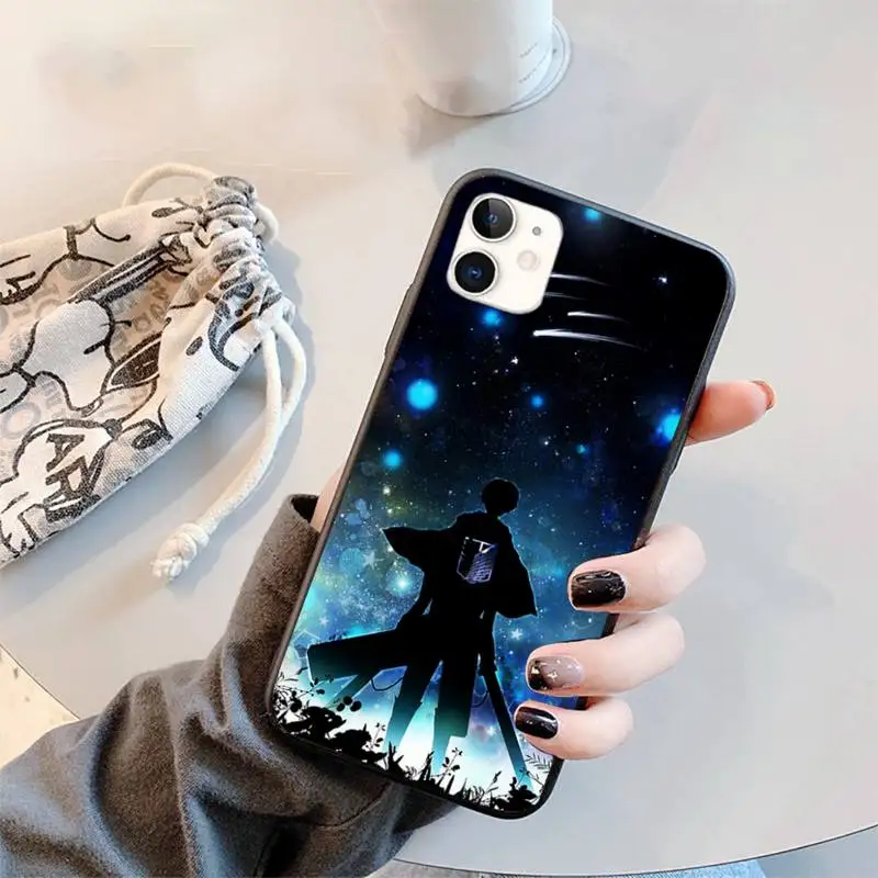 

Ackerman Attack on Titan anime Phone Case for iPhone 11 12 mini pro XS MAX 8 7 6 6S Plus X 5S SE 2020 XR