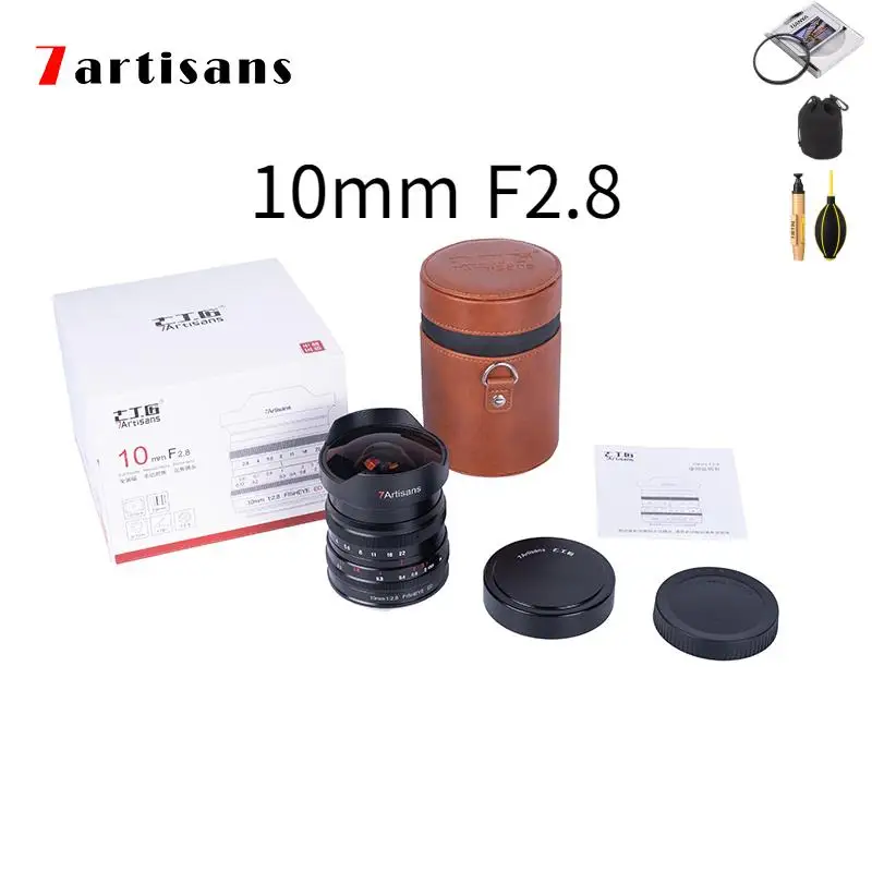 

7artisans Lente 10mm F2.8 Full frame Ultra Wide Anglefisheye Lenses for Sony E A6400/Canon RF/ NikonZ/ SigmaL/panasonicL/LeicaL