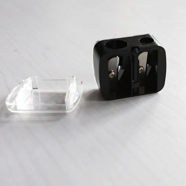 Двойные отверстия Косметическая точилка полезный для карандашей бровей