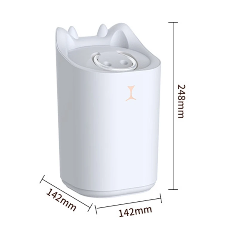 Фото Double Spray Humidifier Desktop 3000ML Large Capacity USB Portable Air Diffuser For Home White Бытовая техника Double Spray Humidifier Desktop 3000ML Large Capacity USB Portable Air Diffuser For Home White Бытовая техника