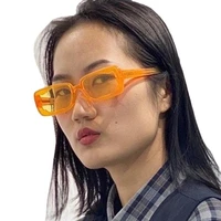 new square sunglasses women fashion retro lunette de soleil femme luxury brand travel small rectangle sun glasses female