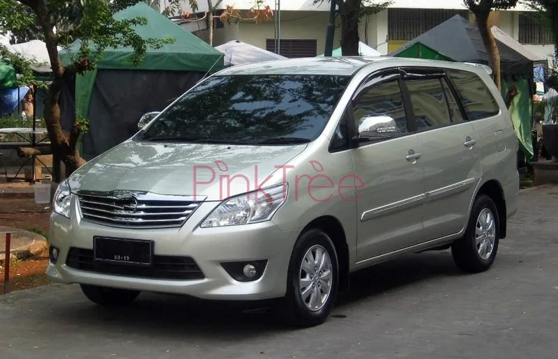 Хромированное боковое крыло крышка дверного зеркала для Toyota Innova 2011 2012 2013 2014 2015
