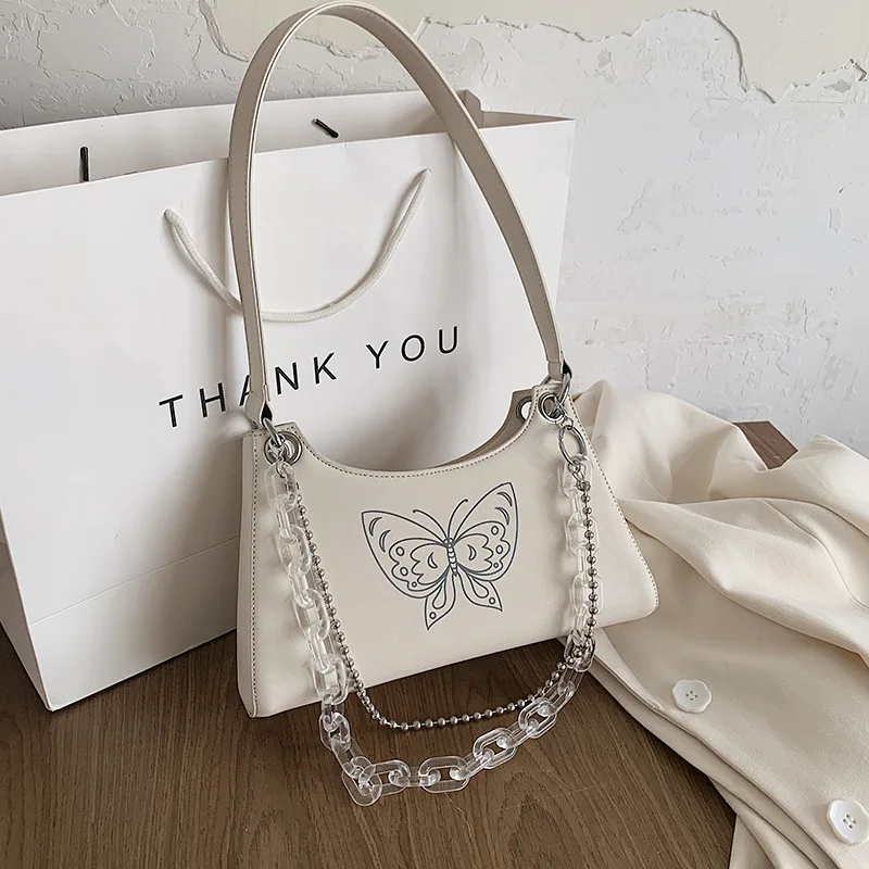 

Новые модные сумки для багета для женщин 2020 цепь из искусственной кожи дизайнерская сумка через плечо Sac A Main Femme Женская дорожная сумка Bolsos ...