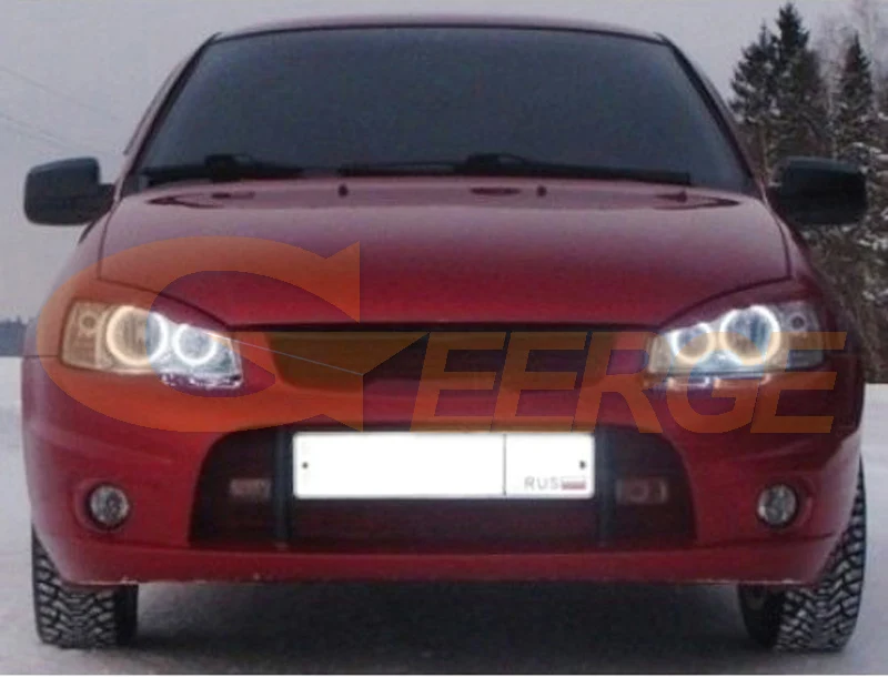 Набор Колец SMD для Lada Kalina светодиодные супер яркие кольца ангельские глазки 1119 1118