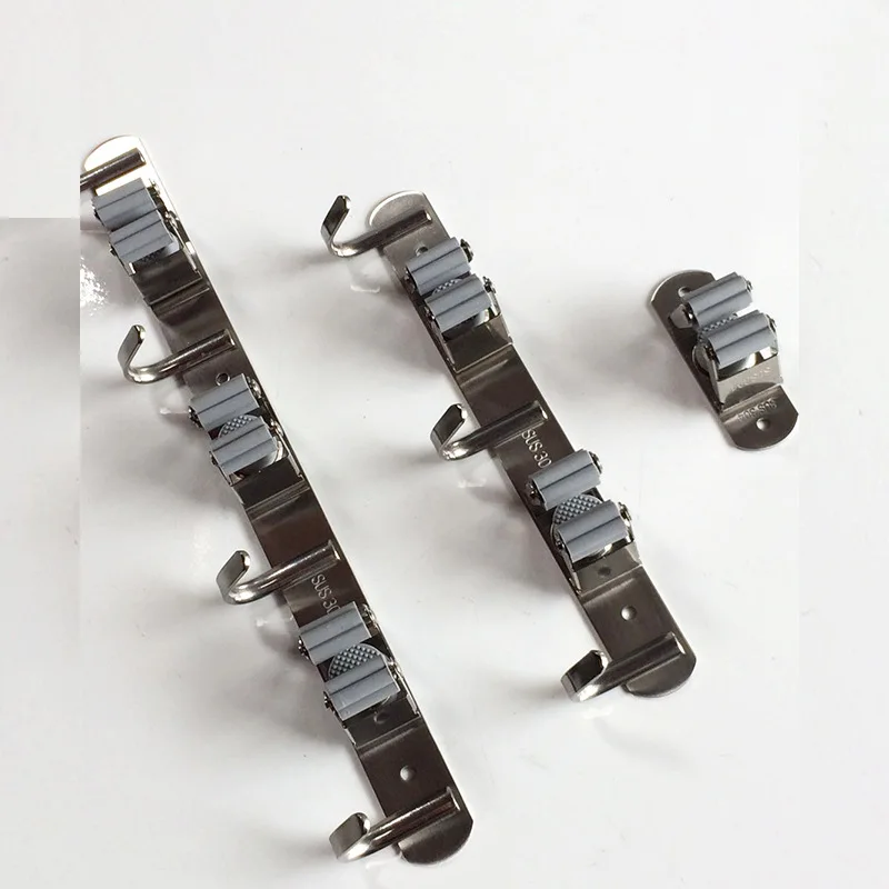 Настенный смонтированный органайзер для швабры из нержавеющей стали 304