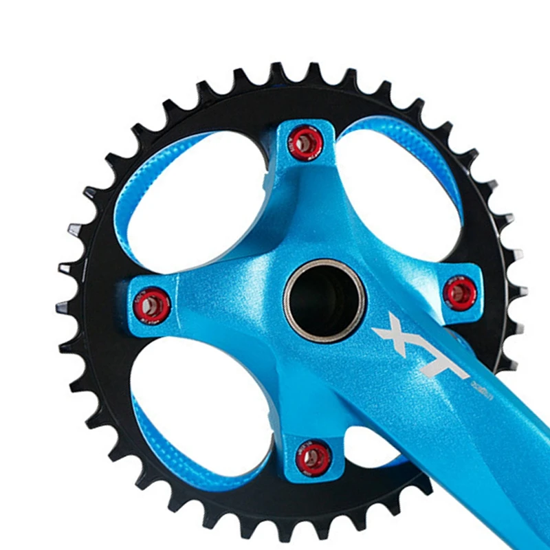 

MEIJUN 170 MTB Mountain Bike Bicycle Hollow Integrated Crank XF Modified Single Disc 104BCD 34T Crankset Bottom Bracket