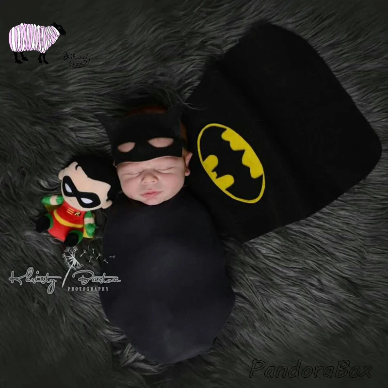 Наряды для фотосессии новорожденных мальчиков и девочек с рисунком кроше