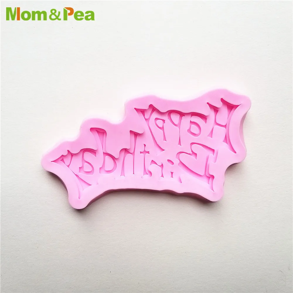 

MPA2385 Happy Birthday Silicone Mold Gum Paste Chocolate Ornamental Fondant Mould Cake Decoration Tools