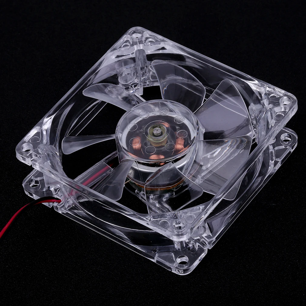 Легкая установка 80 мм вентиляторы 4 синий светодиод для компьютера ПК корпус