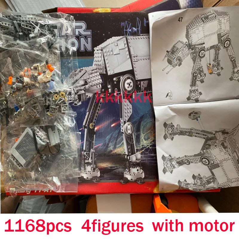 

With Motor 1168 PCS 05050 Motorized 81052 Walking AT-AT Model Building Set Blocks Bricks Toys Children Birthday Gifts