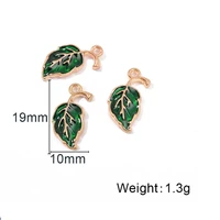 tree leaves charm pendants gold jewelry making finding diy bracelet necklace earring accessories handmade tools 20pcs