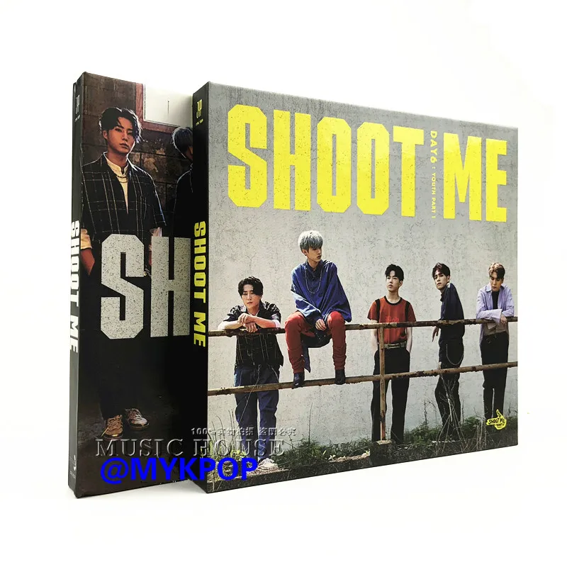 [MYKPOP]~ 100% Официальный Оригинальный ~ DAY6 MINI #3 SHOOT ME: Молодежный альбом коллекция