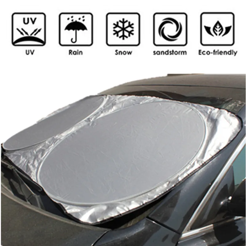 

Car Visor Windshield Block Cover Foldable Sunscreen Front Rear Window UV Protection Shield Film Waterproof Auto Accessories 1pc