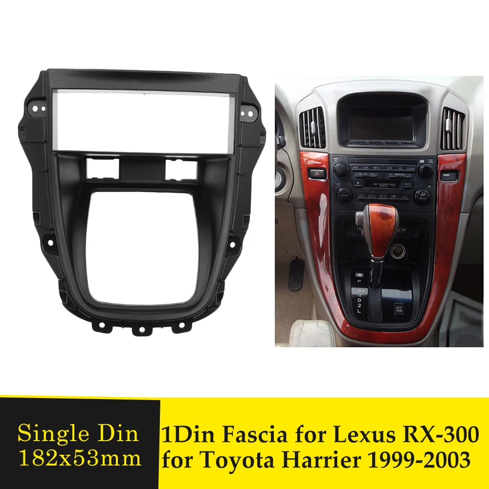 1DIN автомобильный Радио фасции установка комплект для TOYOTA Harrier LEXUS RX 300 1997 2003 стерео