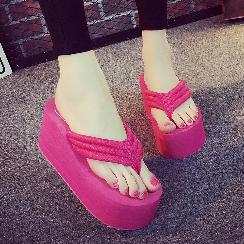 Women 8 Cm High Heel Casual Slippers |