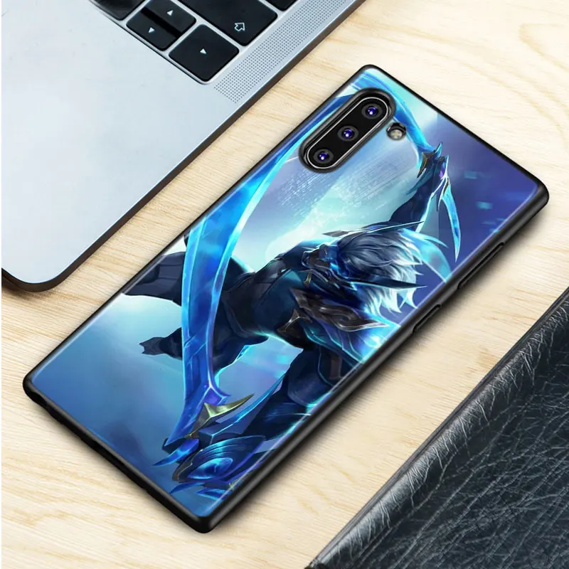 Shadow Fiend Dota 2 for Samsung Galaxy Note 20 Ultra 10 9 8 Pro S10E S10 5G S9 S8 S7 Plus Bright Black Phone Case Capa | Мобильные