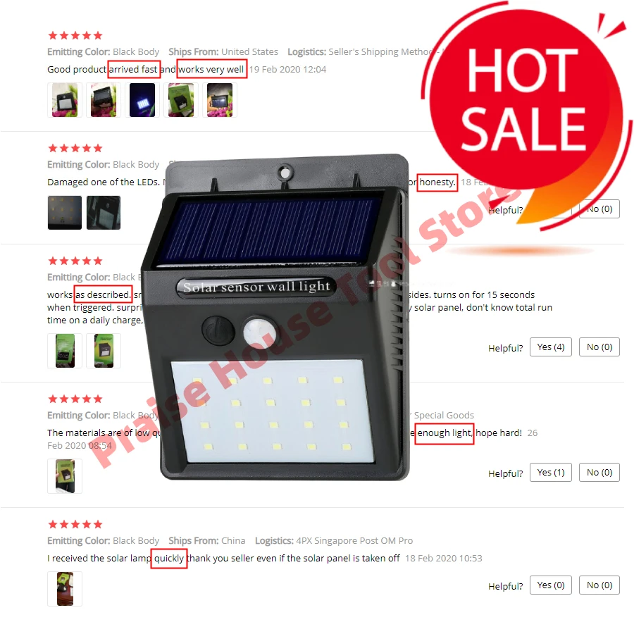 Светодиодный Панель солнечный светильник s движения Сенсор настенный PIR