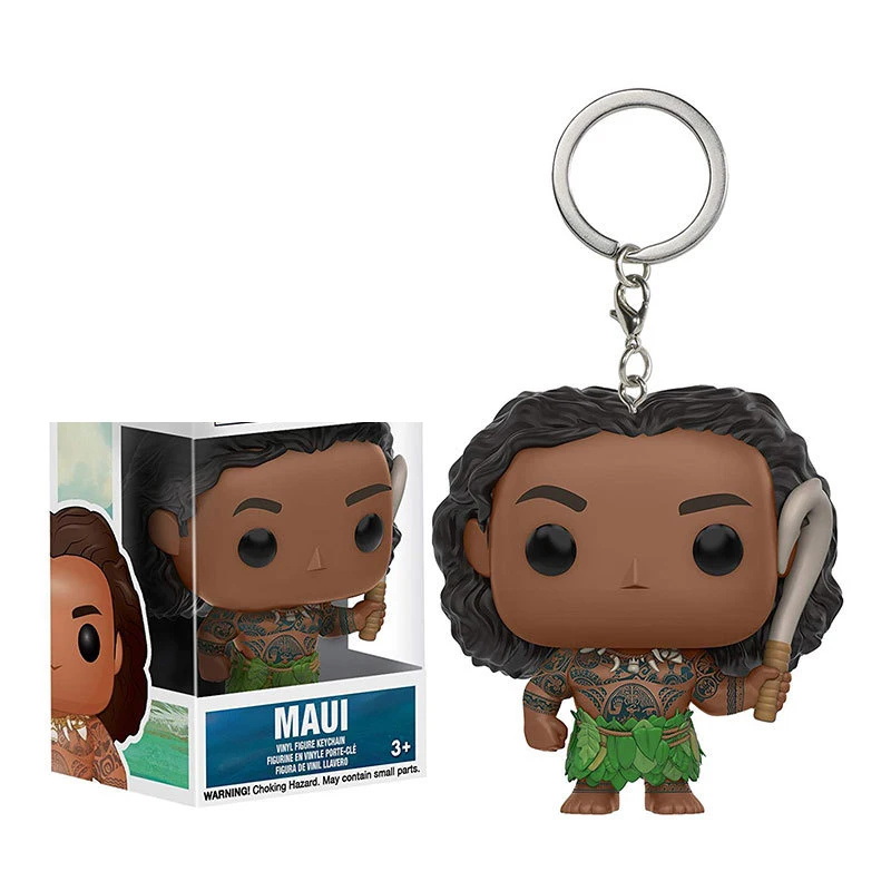 Funko disney мультфильма Моана и Мауи Карманный ПВХ фигурка модельный брелок