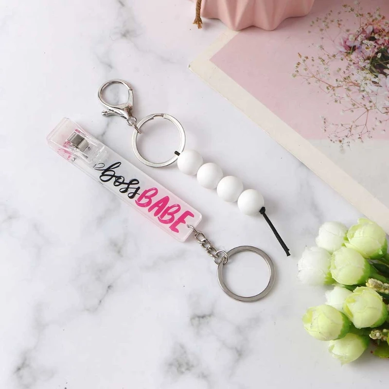 Держатель для карт брелок ключей держатель кредитной карты кольцо с милым