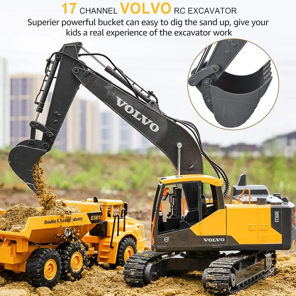 rc экскаватор строительный гр